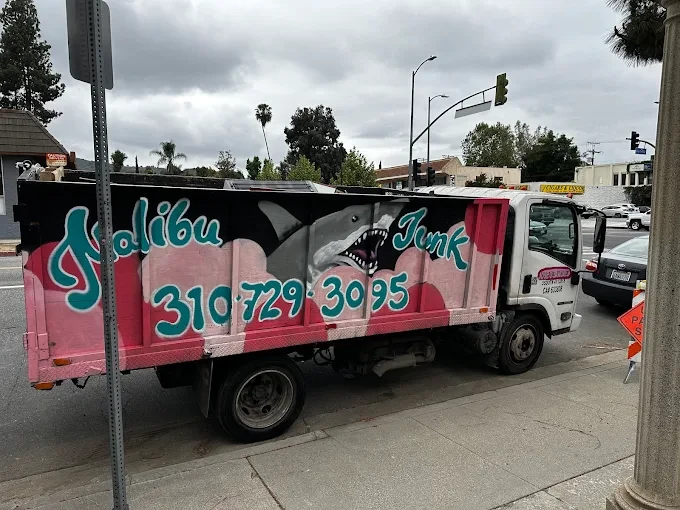 the junk removal truck in west los angeles