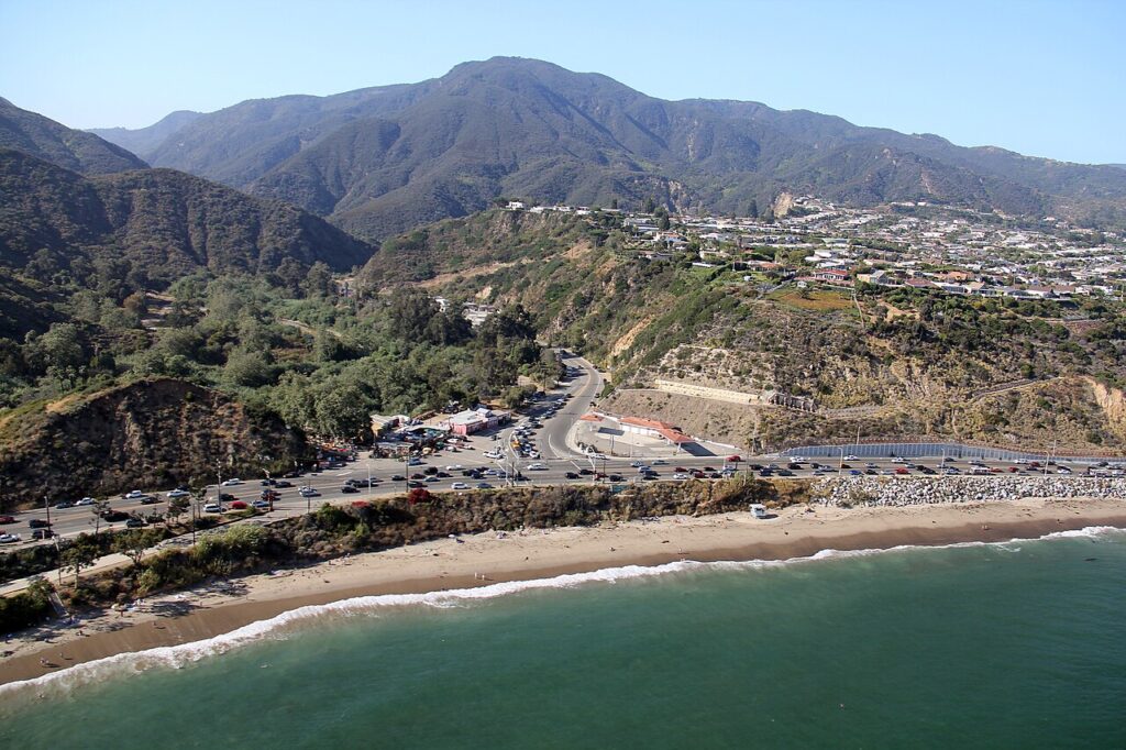 Topanga Canyon Road and Pacific Coast Highway